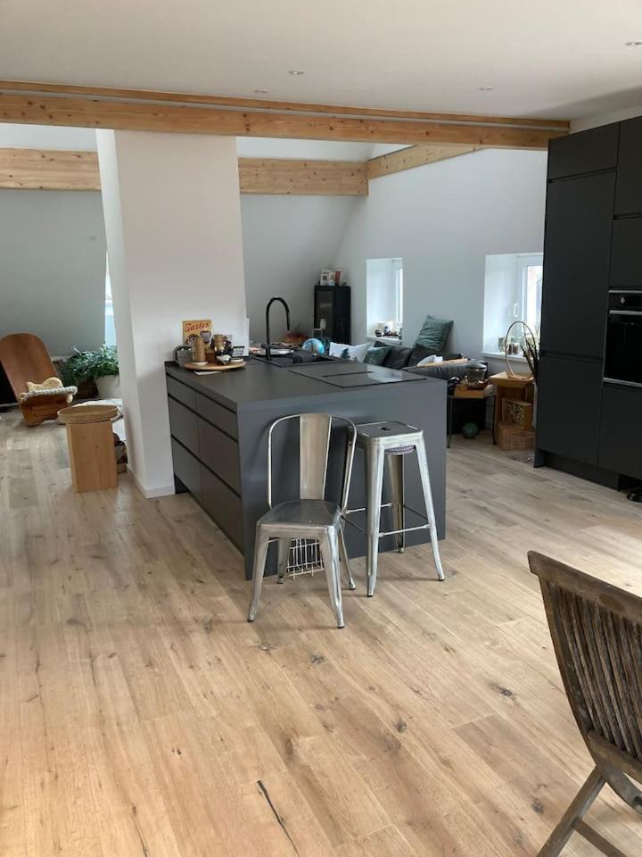Apartmán Neues Penthouse-Loft Mit Konuskarte Fuer Gratis Oepnv Ehrenkirchen Exteriér fotografie
